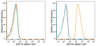 Flow CytoMetry - ABflo® 647 Rabbit anti-Human Cytokeratin 19 (KRT19) mAb (A22066)