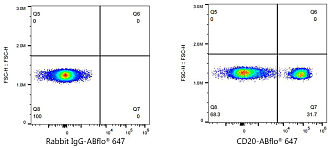 Flow CytoMetry - ABflo® 647 Rabbit anti-Human/Monkey CD20 mAb (A22153)