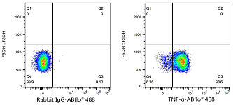 Flow CytoMetry - ABflo® 488 Rabbit anti-Human TNF-α mAb (A22781)